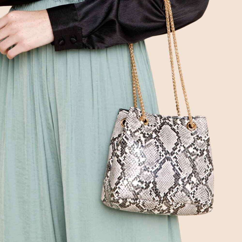 New MMS Design Studio Snake‎ Python Style Purse Mini Party Formal Chain Strap